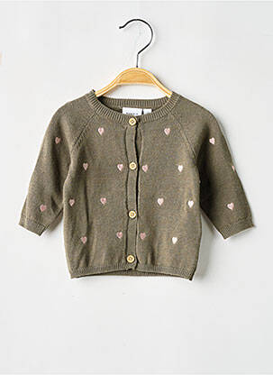 Vestă cu mâneci lungi verde NAME IT fată