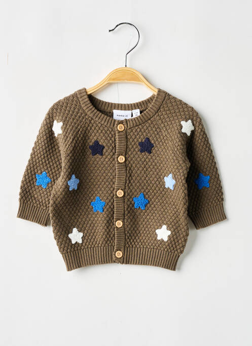 Vestă cu mâneci lungi maro NAME IT copil