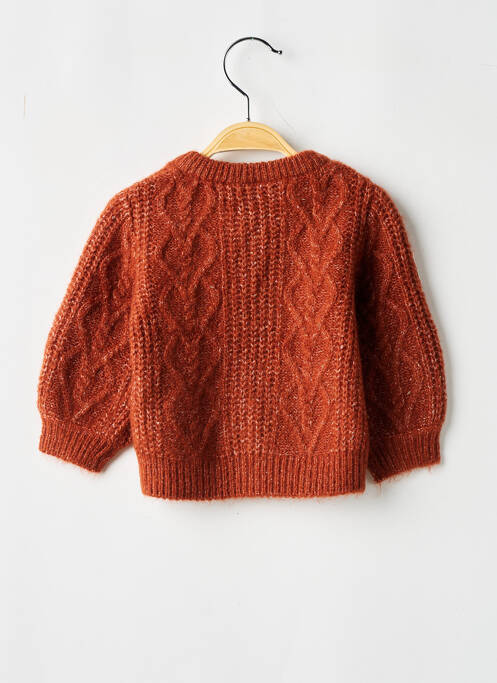 Vestă cu mâneci lungi maro NAME IT fată