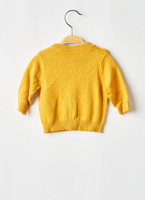 Vestă cu mâneci lungi strânsă pe partea de jos galben NAME IT fille