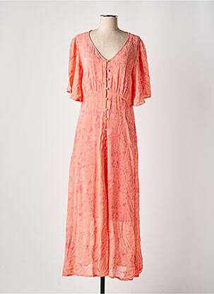 Rochie lungă roz CREAM femeie