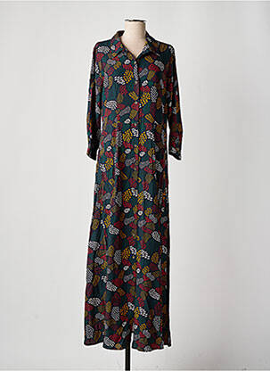 Rochie lungă mâneci lungi mâneci lungi negru PAKO LITTO femeie