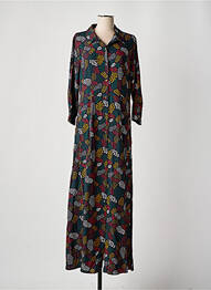 Rochie lungă mâneci lungi mâneci lungi negru PAKO LITTO femme