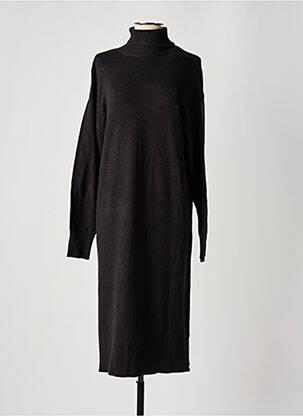 Rochie pulover elasticitate mâneci lungi negru B.YOUNG femeie