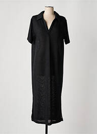 Rochie pulover croială dreaptă mâneci scurte negru B.YOUNG femeie