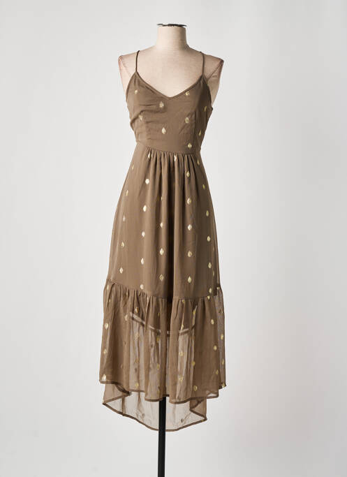 Rochie lungă maro VERO MODA femeie