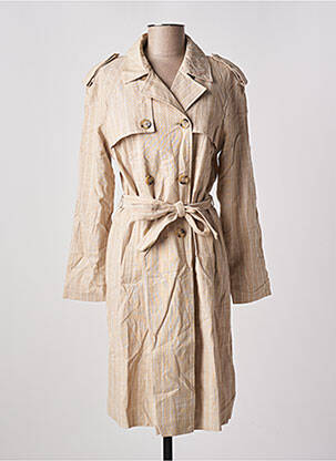 Trench croială cambrată fără glugă bej VERO MODA femeie