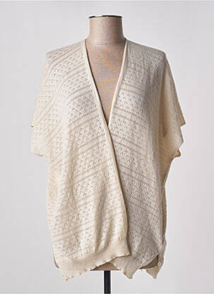 Vestă cu mâneci scurte bej CREAM femeie