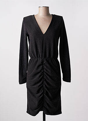 Rochie midi mâneci lungi mâneci lungi negru B.YOUNG femeie