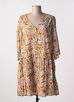 Rochie scurtă maro LOLA ESPELETA femeie