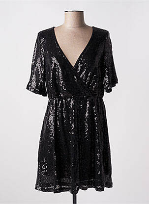 Rochie scurtă croială evazată mâneci scurte negru VERO MODA femeie