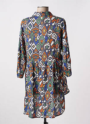 Rochie scurtă mâneci 3/4 mâneci 3/4 gri LOLA ESPELETA femeie