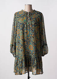 Rochie scurtă mâneci lungi mâneci lungi verde ARTLOVE femeie