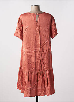Rochie midi mâneci lungi mâneci lungi portocalie PAKO LITTO femeie