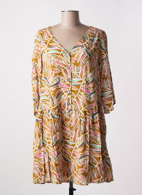 Rochie scurtă maro LOLA ESPELETA femeie