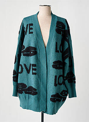 Vestă cu mâneci lungi albastru ARTLOVE femeie