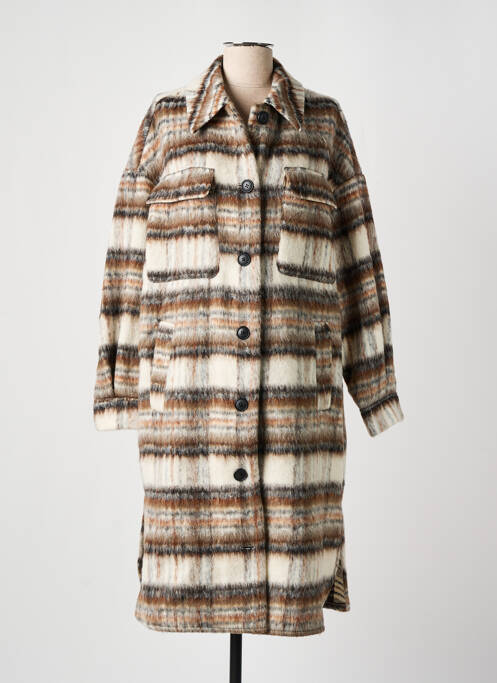 Palton lung maro VERO MODA femeie