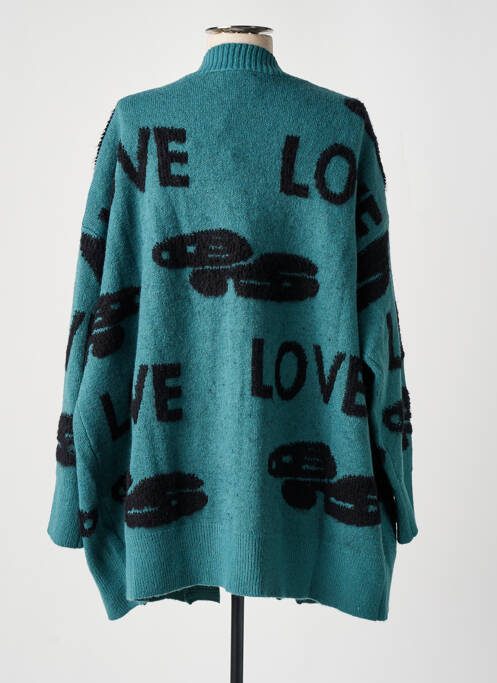 Vestă cu mâneci lungi albastru ARTLOVE femeie