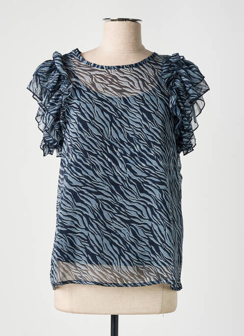 Top albastru AWARE BY VERO MODA femeie