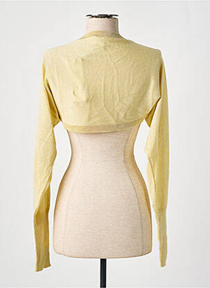 Bolero efect material satinat galben VERO MODA femeie