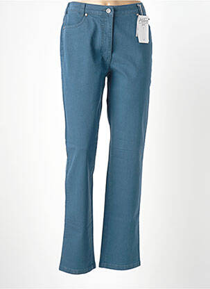 Blugi cu croială slim albastru ADELINA BY SCHEITER femeie