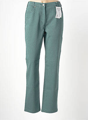 Blugi cu croială slim verde ADELINA BY SCHEITER femeie