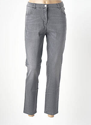 Blugi cu croială slim gri ADELINA BY SCHEITER femeie