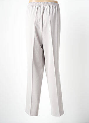 Pantalon drept țesătură crep talie înaltă gri ADELINA BY SCHEITER femeie