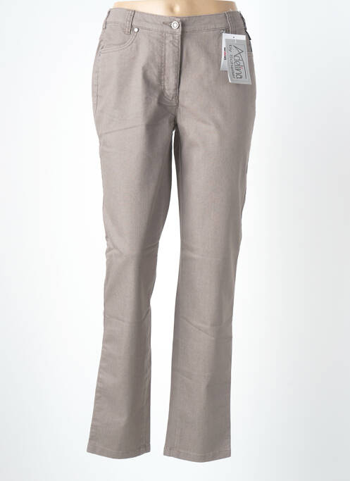 Blugi cu croială slim gri ADELINA BY SCHEITER femeie