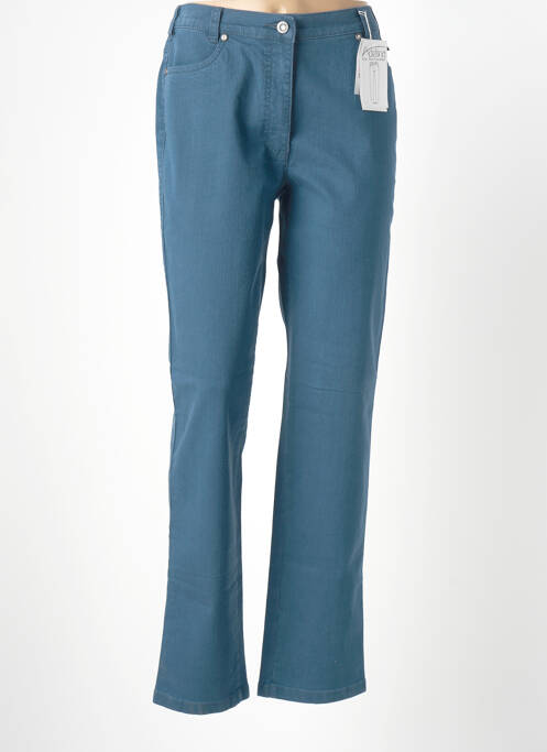 Blugi cu croială slim albastru ADELINA BY SCHEITER femeie