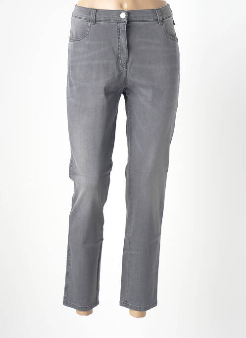 Blugi cu croială slim gri ADELINA BY SCHEITER femeie