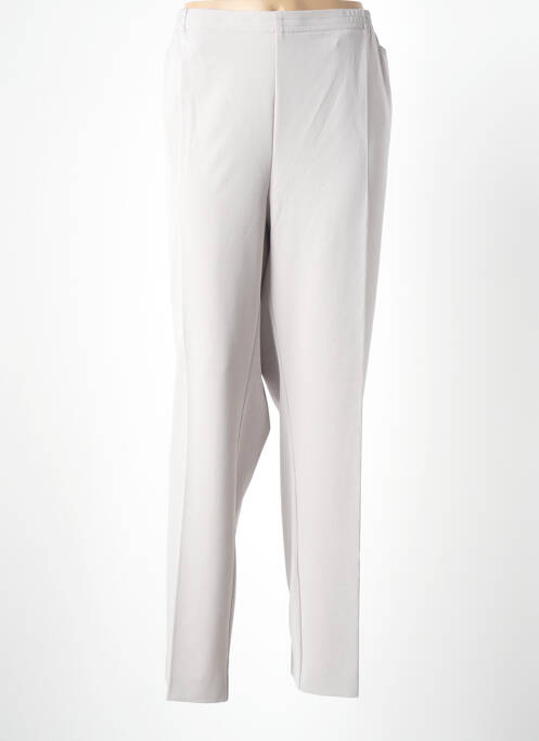 Pantalon drept gri ADELINA BY SCHEITER femeie