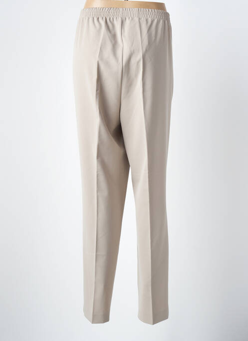 Pantalon drept bej ADELINA BY SCHEITER femeie