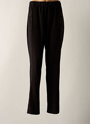 Pantalon drept elasticitate talie înaltă negru SPG WOMAN femeie