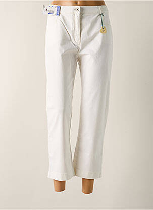 Pantalon 7/8 elasticitate mărime normală alb CLUB OF COMFORT femeie