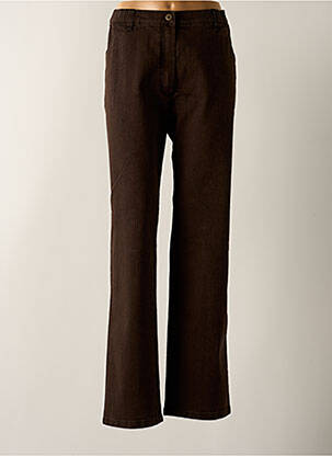 Blugi cu croială dreaptă maro KJBRAND femeie