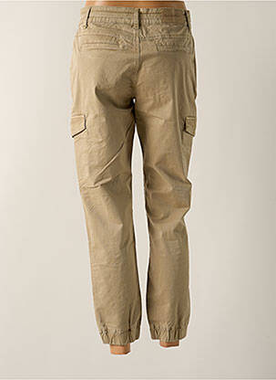 Pantalon cargo țesătură poplin mărime normală maro RED BUTTON femeie