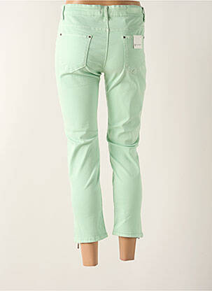 Pantalon 7/8 elasticitate mărime normală verde KALISSON femeie