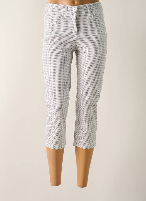 Pantalon trei sferturi alb BRANDTEX femeie