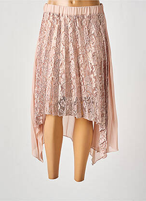 Fustă midi roz MIVITE femeie