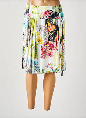 Fustă midi verde ESCOLA femeie