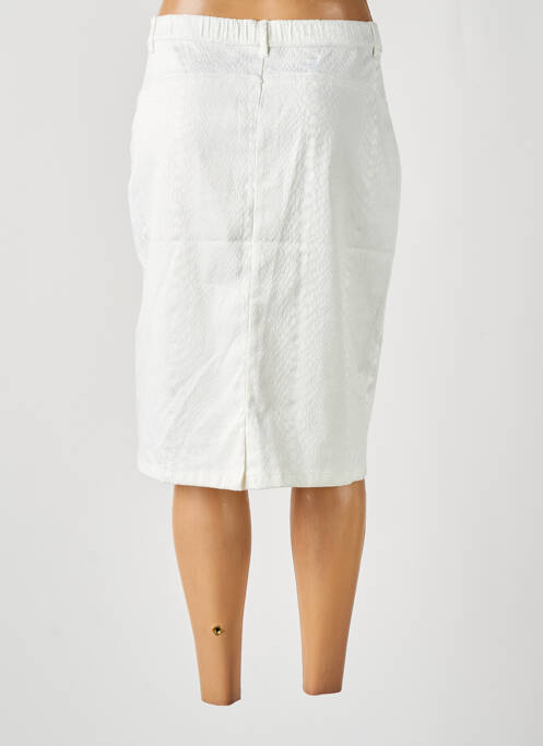Fustă midi alb SIGNATURE femeie