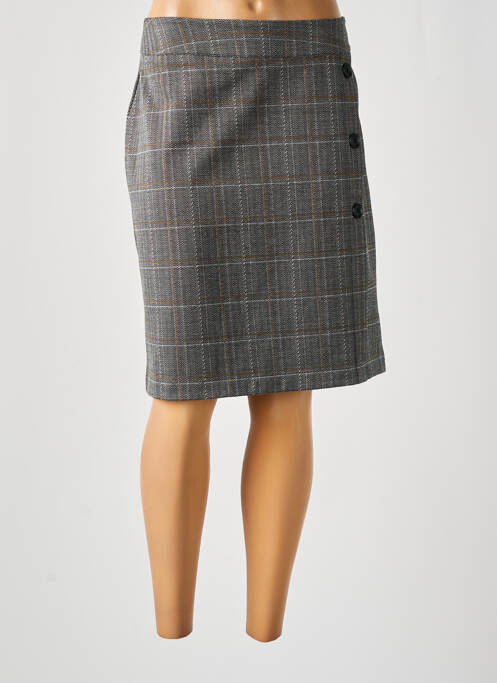 Fustă midi gri BRANDTEX femeie