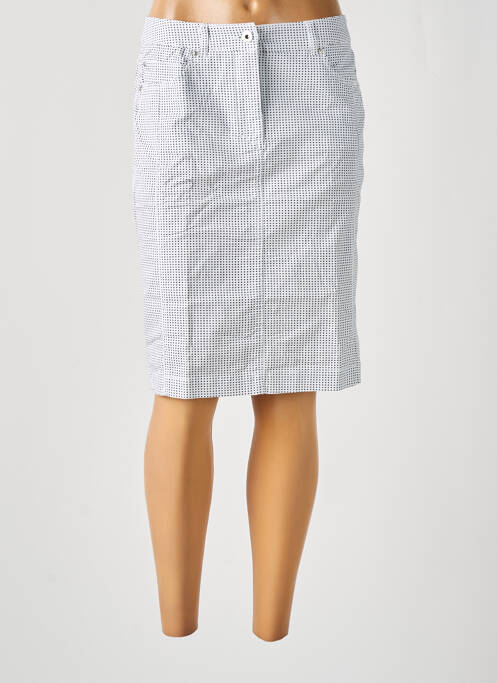 Fustă midi alb BRANDTEX femeie