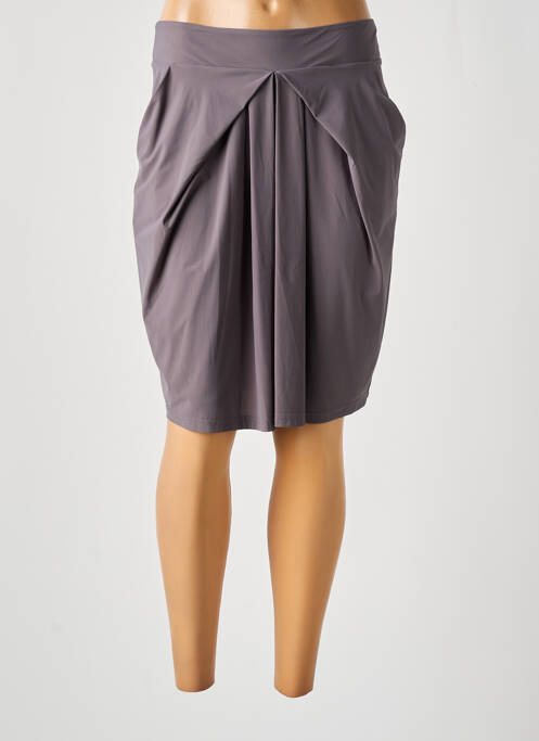 Fustă midi gri CASSIOPEE femeie