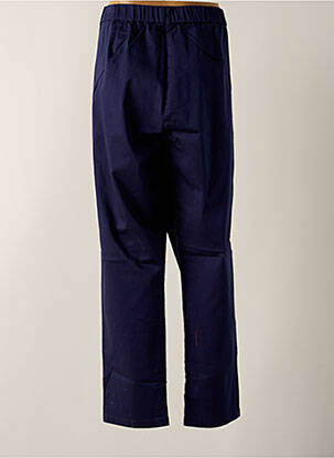 Pantalon drept elasticitate mărime normală albastru SIGNATURE femeie