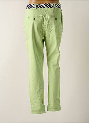 Pantalon chino țesătură poplin mărime normală verde TOM TAILOR femeie