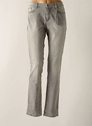 Blugi cu croială slim gri GLÜCKSMOMENT femeie