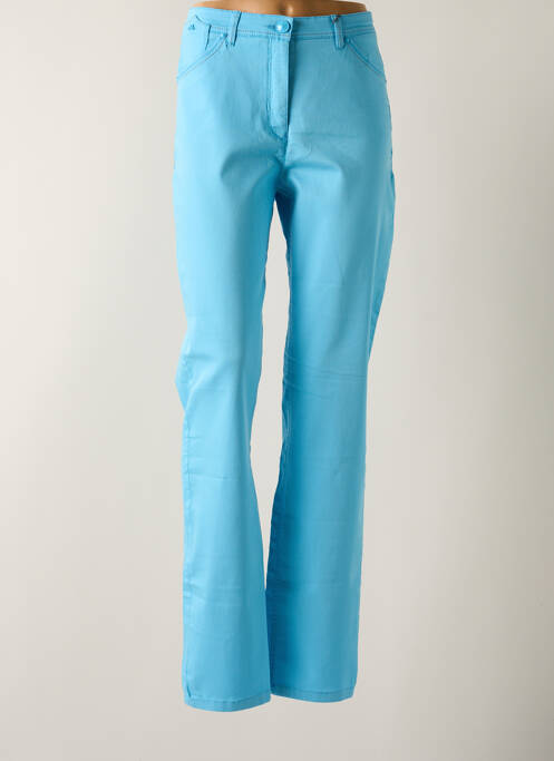 Pantalon slim albastru SBELT JEANS femeie