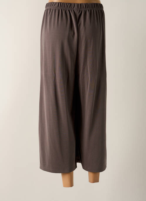 Pantalon trei sferturi elasticitate mărime normală gri SIGNATURE femme